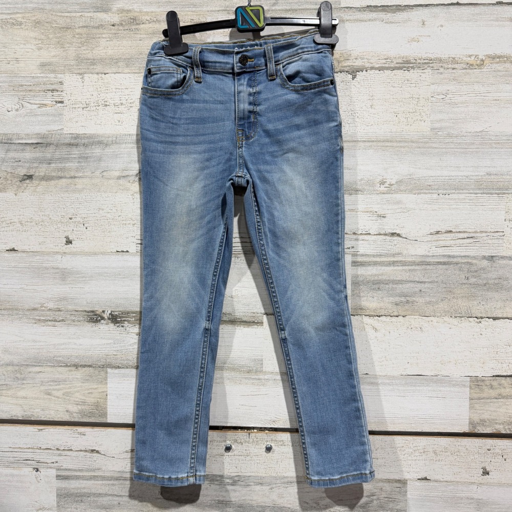 Cat & Jack Skinny Jeans Boys Size 8 Blue Stretch Denim Casual EUC